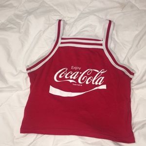 Coca-cola cropped halter top